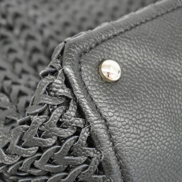 Chanel Shoulder Bag Chain Caviar Skin Black Women's - Picture 6 of 10